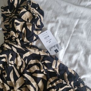 Terra & Sky Zebra Print Blouse
